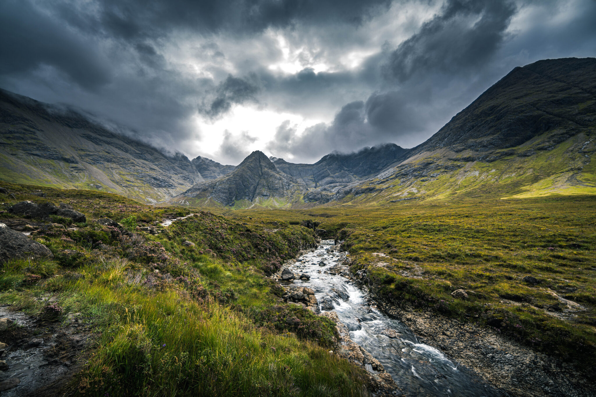 View Of The Fairy Pools, Scotland